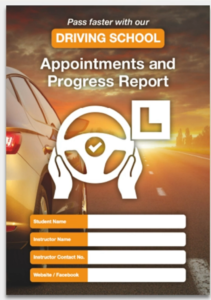 driving lessons pupils progress book