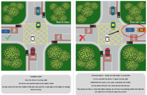 learner drivers learning to drive book box junctions