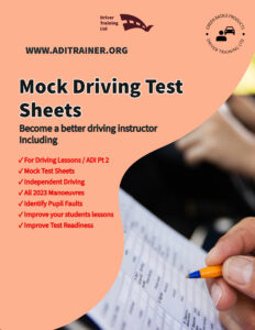 mock test sheets for driving test practice